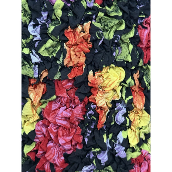 By Anthropologie Yukiko Noritake NWT Square-Neck Pebble-Smocked Dress Size S/M - Picture 6 of 16